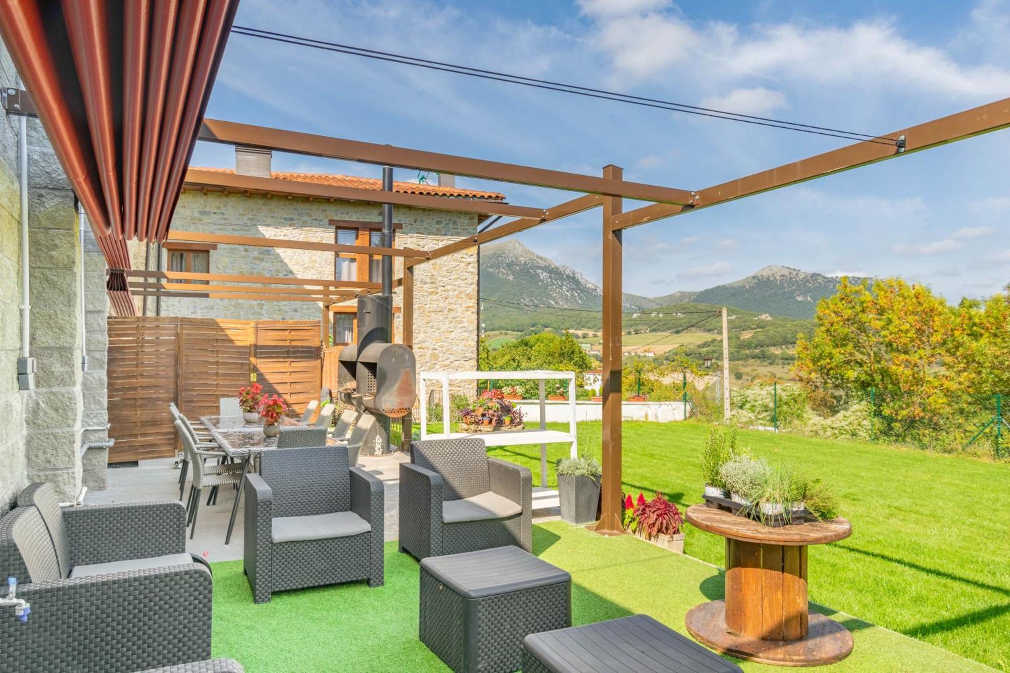 Acogedora Casa Rural Con Jardin Y Barbacoa Proxima A Pamplona Ilzarbe المظهر الخارجي الصورة